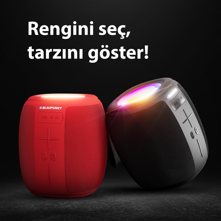 Blaupunkt LS160 Taşınabilir BT Speaker Hoparlör Siyah - 6