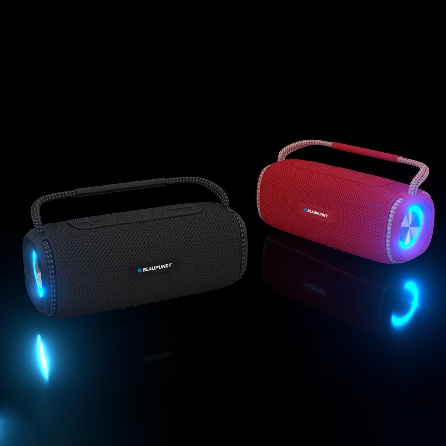 Blaupunkt LS200 Portable Bluetooth Wireless Speaker Red - 3