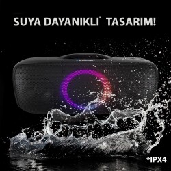 Blaupunkt LS280 Taşınabilir BT Speaker Hoparlör Siyah - 5