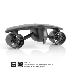 Corby Aqua Vento M3 Elektrikli 2 x 300W Deniz Scooter Siyah - 3