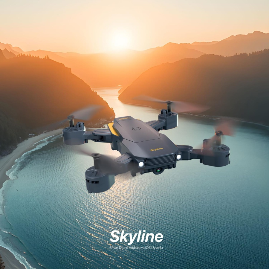 Corby Drones CX036 Skyline Smart Drone 720P Gri - 4