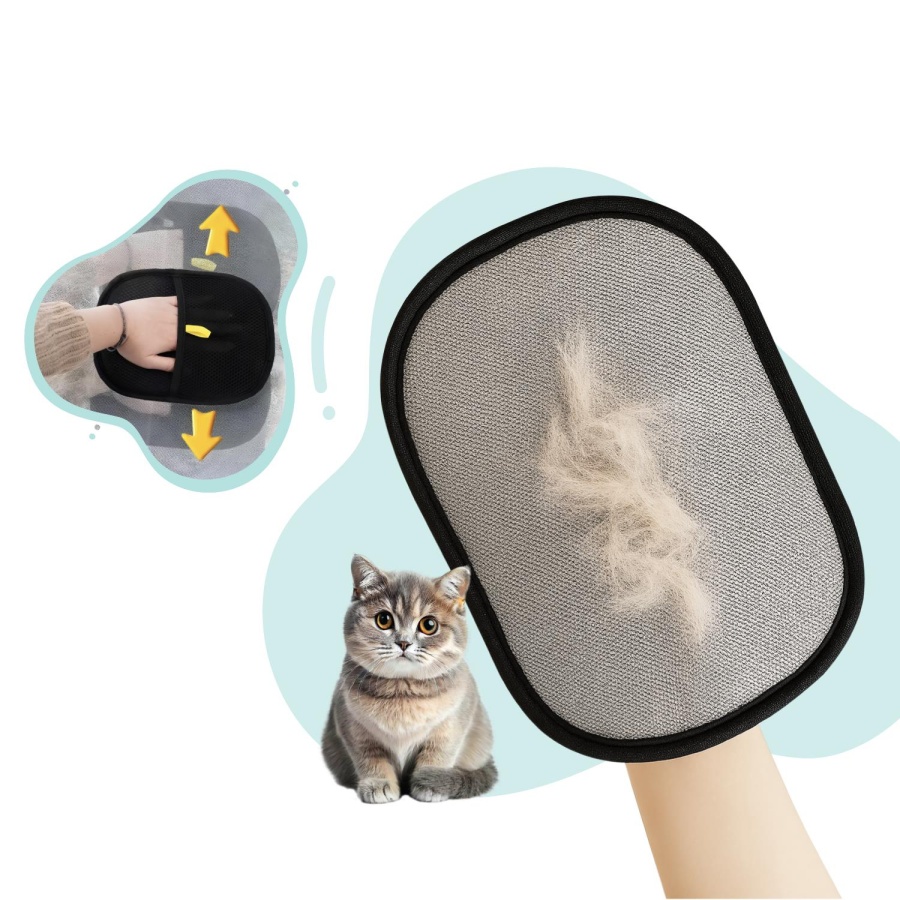 Happy Toozey HT06 Kedi Köpek Koltuk Kanepe Giysi Tüy Toplama Eldiveni - 1