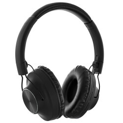 MF Product Acoustic 0129 Mikrofonlu Kulak Üstü Kablosuz BT Kulaklık Siyah - 1