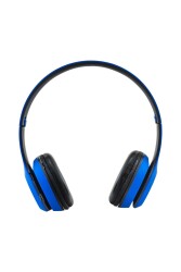 MF Product Acoustic 0131 Mikrofonlu Kulak Üstü Kablosuz BT Kulaklık Mavi - 2