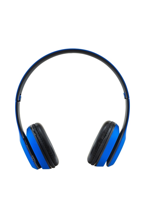 MF Product Acoustic 0131 Mikrofonlu Kulak Üstü Kablosuz BT Kulaklık Mavi - 2