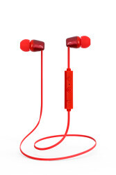 MF Product Acoustic 0133 Mikrofonlu Kulakiçi Kablosuz BT Kulaklık Kırmızı - 1