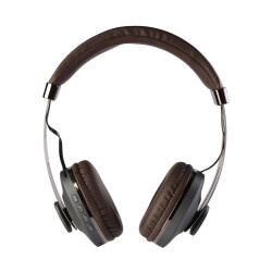 MF Product Acoustic 0233 Kablosuz Kulak Üstü BT Kulaklık Kahverengi - 1