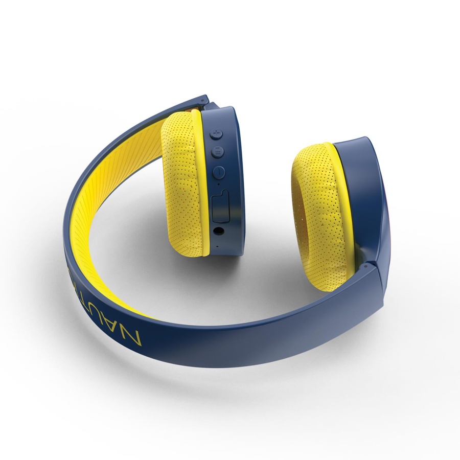 Nautica H120 Stereo Kablosuz BT Mikrofonlu Kulaküstü Kulaklık Navy Sarı - 2
