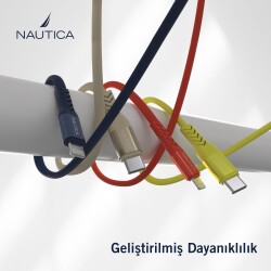 Nautica Lightning to USB-C Cable (4ft) Pink - 5