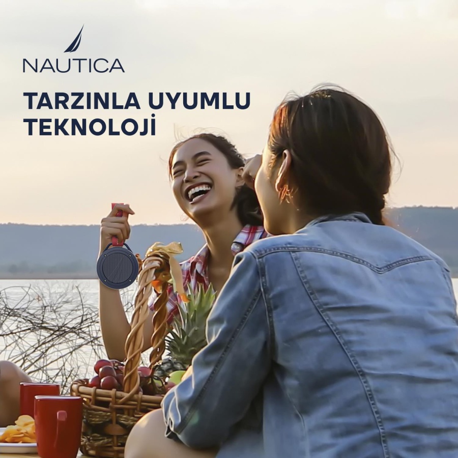 Nautica S20 Taşınabilir BT Speaker, Hoparlör, Ses Bombası Kırmızı Navy - 6