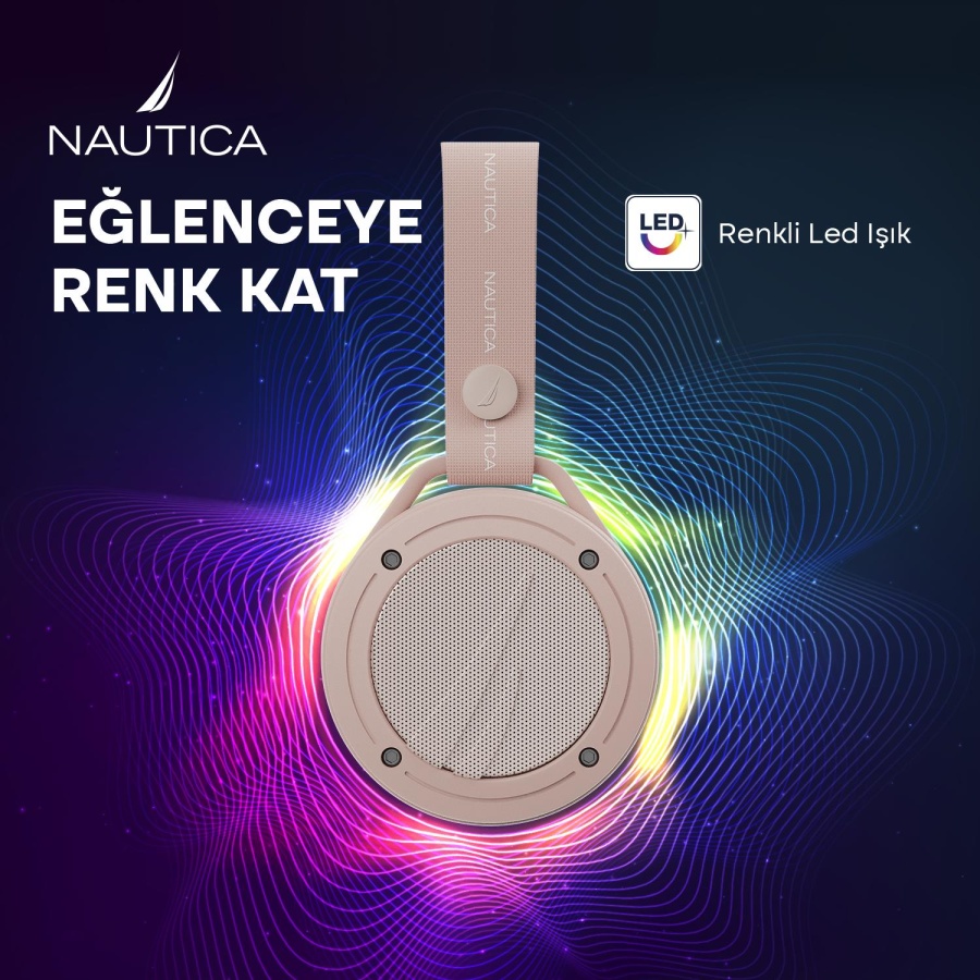 Nautica S20 Taşınabilir BT Speaker, Hoparlör, Ses Bombası Pembe - 4