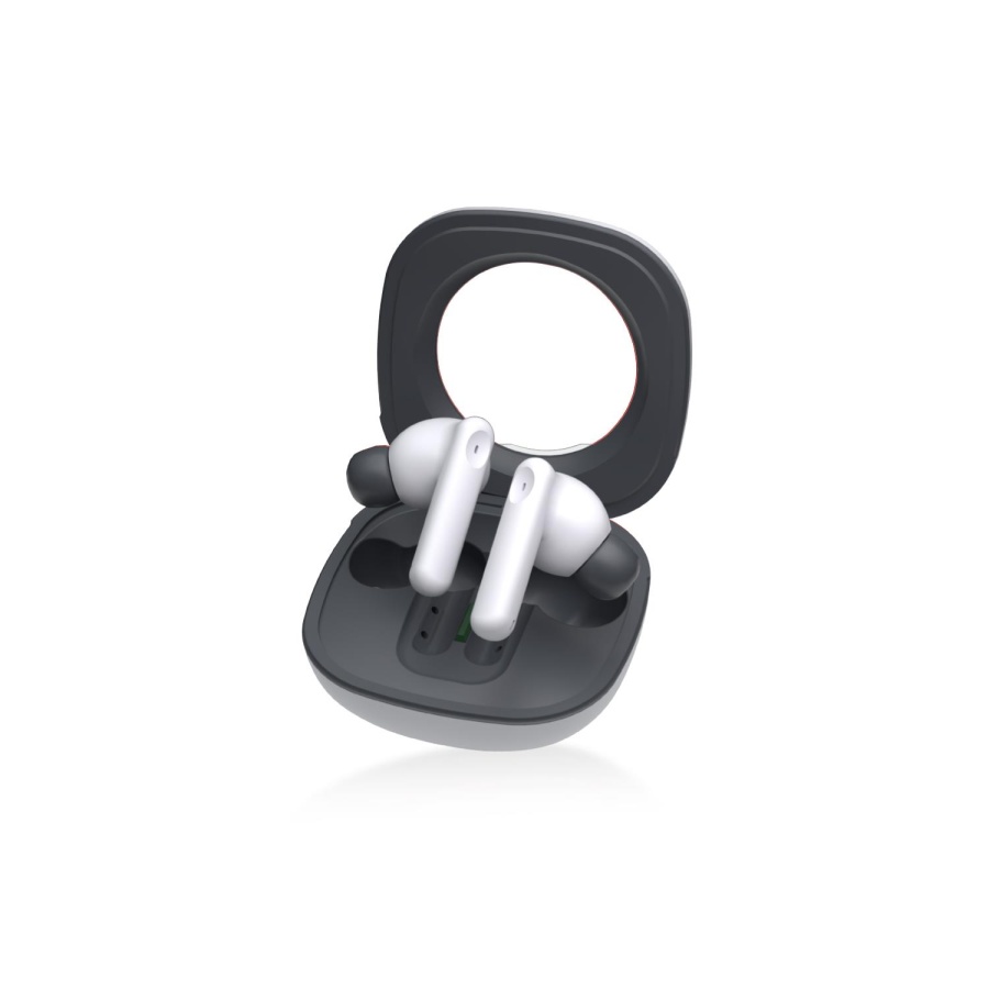 Polosmart FS115 Kablosuz Dokunmatik Çevresel Gürültü Engelleyici (ENC) TWS Kulaklık Beyaz - 1