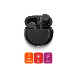 Polosmart FS93 Şarjlı Dokunmatik Kablosuz Bluetooth 5.3 Kulak İçi TWS Kulaklık Siyah - 2