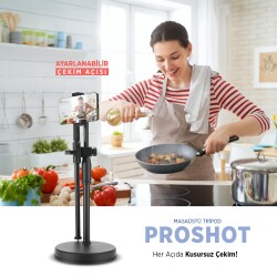 Polosmart PBS160 Masaüstü Tripod Siyah - 3