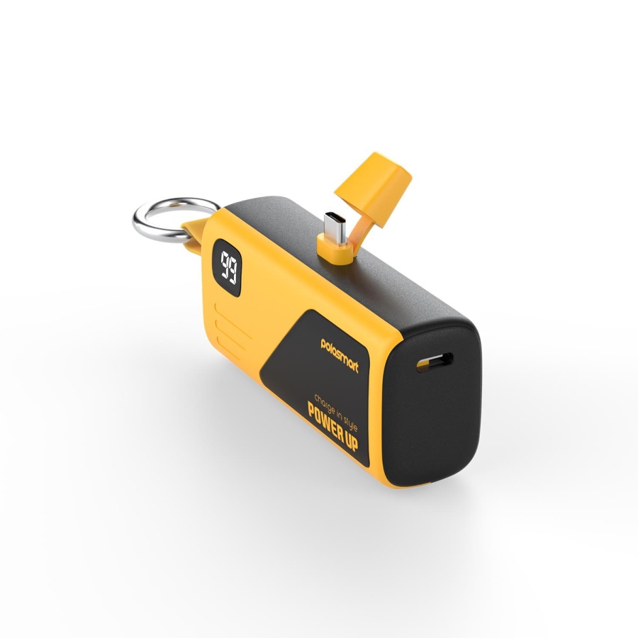 Polosmart PBS162 5000 mAh Powerbank Type-C PD 20W Hızlı Şarj Dijital Ekranlı Taşınabilir Şarj Cihazı - 2