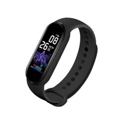 Polosmart PBS163 Akıllı Bileklik Bluetooth 5.1 Dokunmatik Tuşlu Titreşimli Spor Bilekliği Siyah - Polosmart