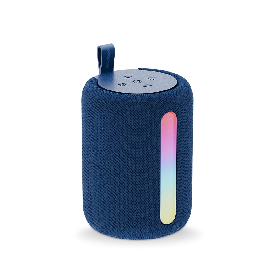 Polosmart PBS228 Işıklı Taşınabilir Kablosuz BT Speaker Hoparlör 1200 mAh Navy - 1