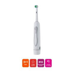 Polosmart PBS709 Pilli 4 Başlıklı IPX5 Diş Fırçası Beyaz - 3