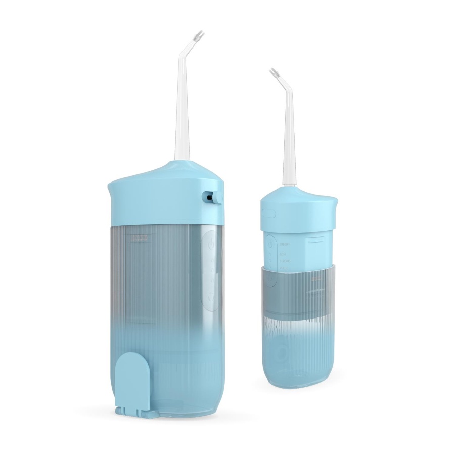 Polosmart PBS821 Şarjlı 3 Modlu 4 Başlıklı Ağız Duşu Mavi - 1