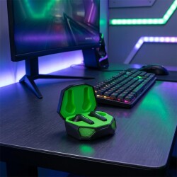 Polosmart PGM32 Dokunmatik Kablosuz Bluetooth 5.3 Gaming Oyuncu Kulaklık Siyah - 4