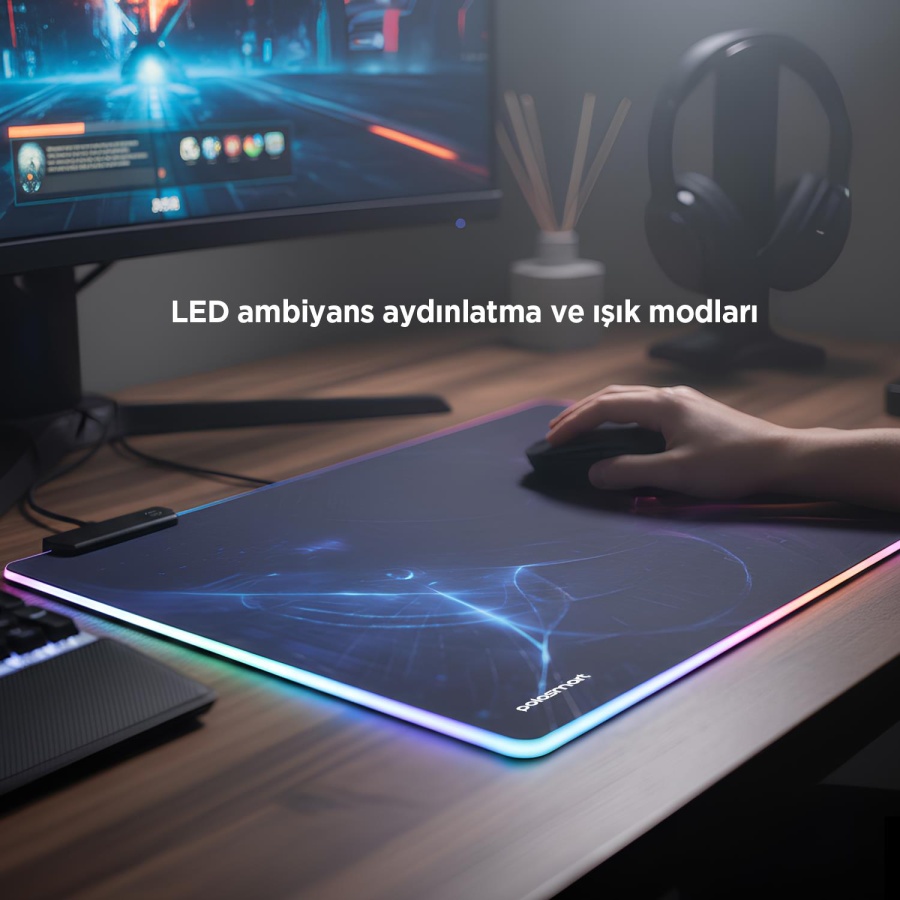 Polosmart PGM40 Işıklı Gaming Mousepad - 3