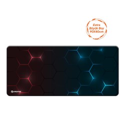 Polosmart PGS305 90x40 cm XL Oyuncu Mouse Pad 4 mm Kalın Kaydırmaz Kauçuk Taban Yüksek Hassasiyetli - 1