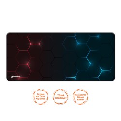 Polosmart PGS305 90x40 cm XL Oyuncu Mouse Pad 4 mm Kalın Kaydırmaz Kauçuk Taban Yüksek Hassasiyetli - 2