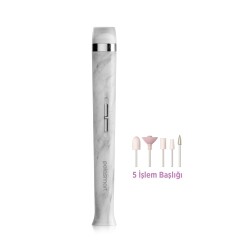 Polosmart PSC101 Şarjlı Led Işıklı 5 Başlıklı 2 Kademeli Manikür Pedikür Seti - 1