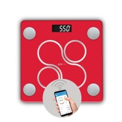 Polosmart PSC12 Prolife Yağ Ölçer Akıllı BT Tartı Baskül Kırmızı - 1