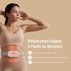 Polosmart PSC121 Isıtmalı Titreşimli Karın Kemeri 3 Sıcaklık 3 Titreşim Modu Şarjlı Özel Gün Kemeri - 4