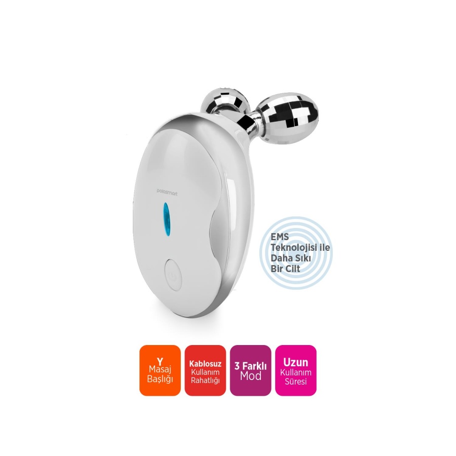Polosmart PSC96 Şarjlı Yüz & Boyun Bakım Cihazı Beyaz - 2