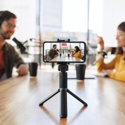 Polosmart PSM137 Işıklı Uzaktan Kumandalı Tripod Siyah - 3