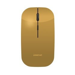 Polosmart PSWM15 Hibrit BT & Wireless Pilli Kablosuz Mouse Gold - 1